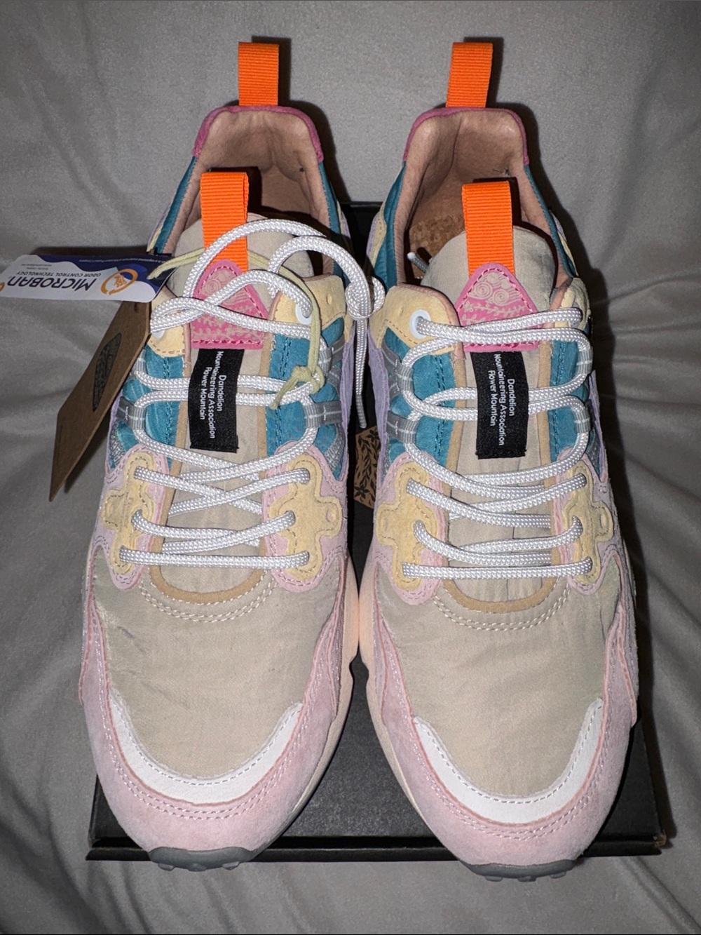 NWT Flower Mountain YAMANO 3 WOMAN Suede and technical fabric sneakers - Picture 7 of 14